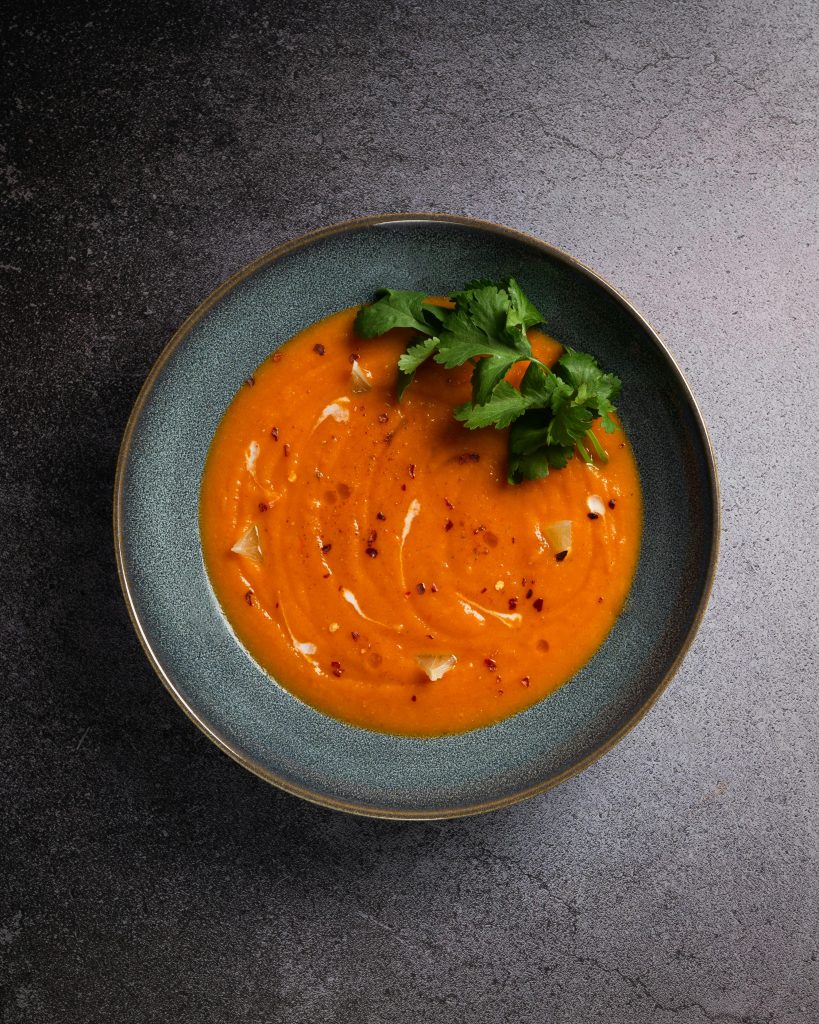 Coconut Ginger Carrot Soup