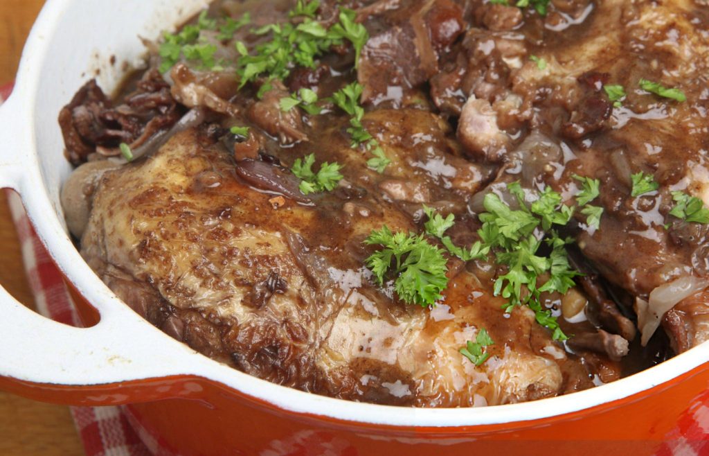 Chuck Roast with Red Wine and Mushrooms